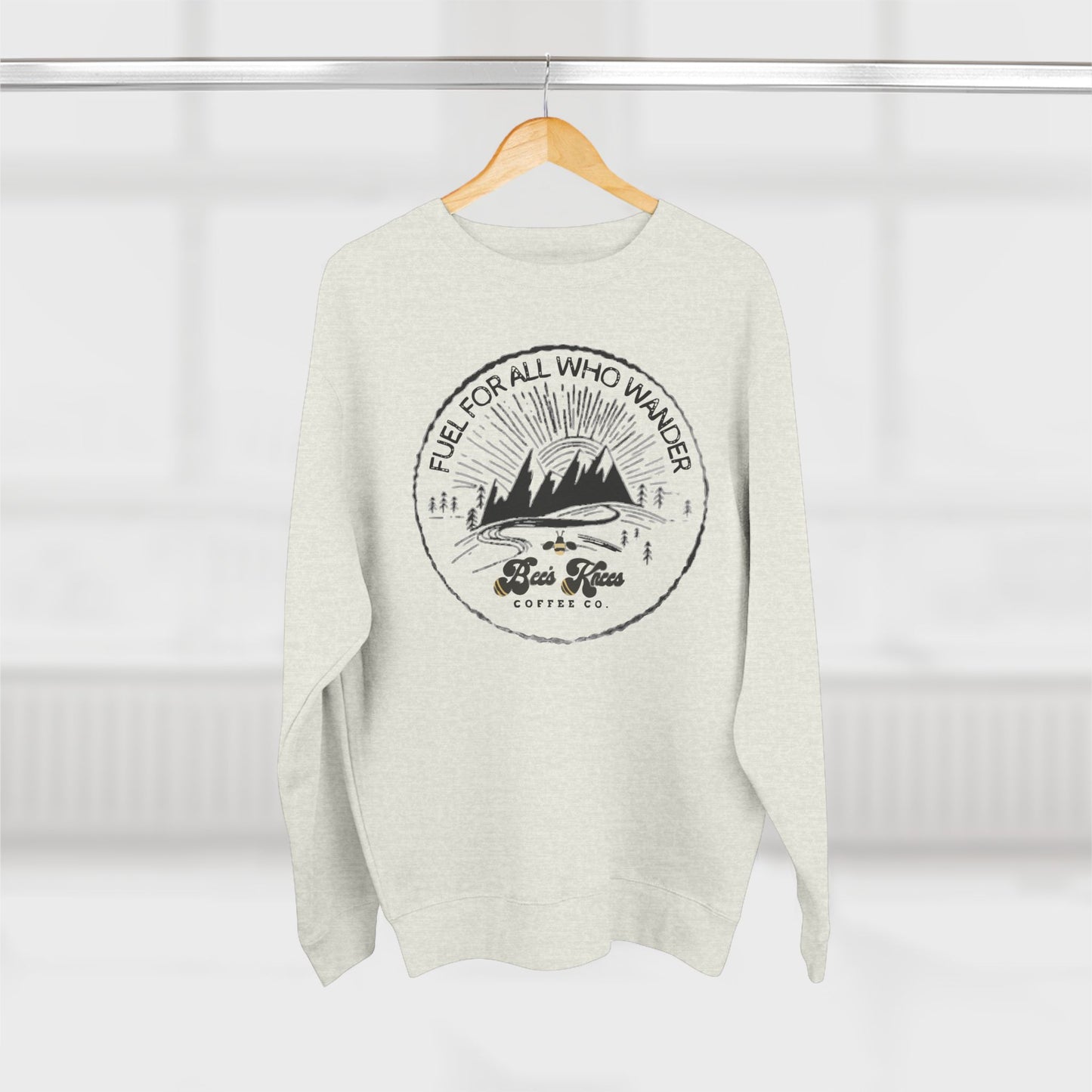 Fuel For All Who Wander/Bee's Knees Unisex Crewneck Sweatshirt