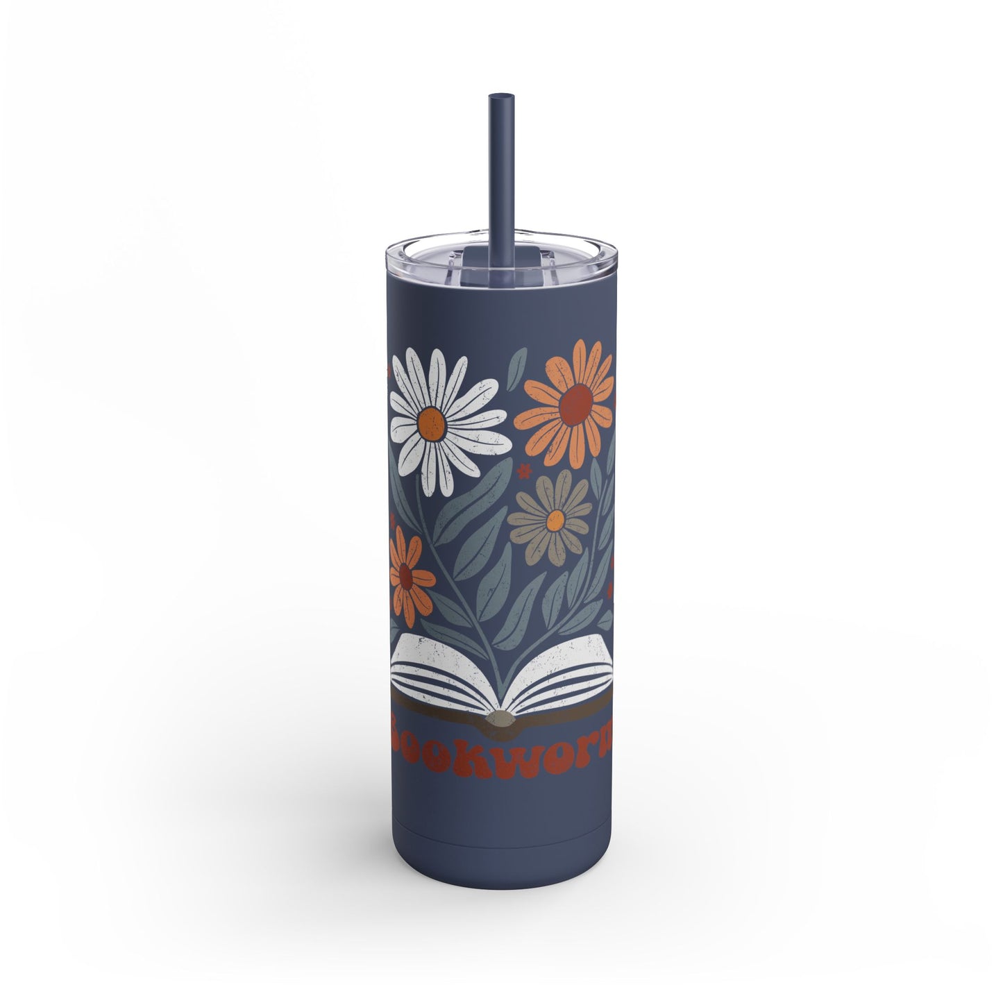 Bookworm Maars Maker Skinny Matte Tumbler, 20oz