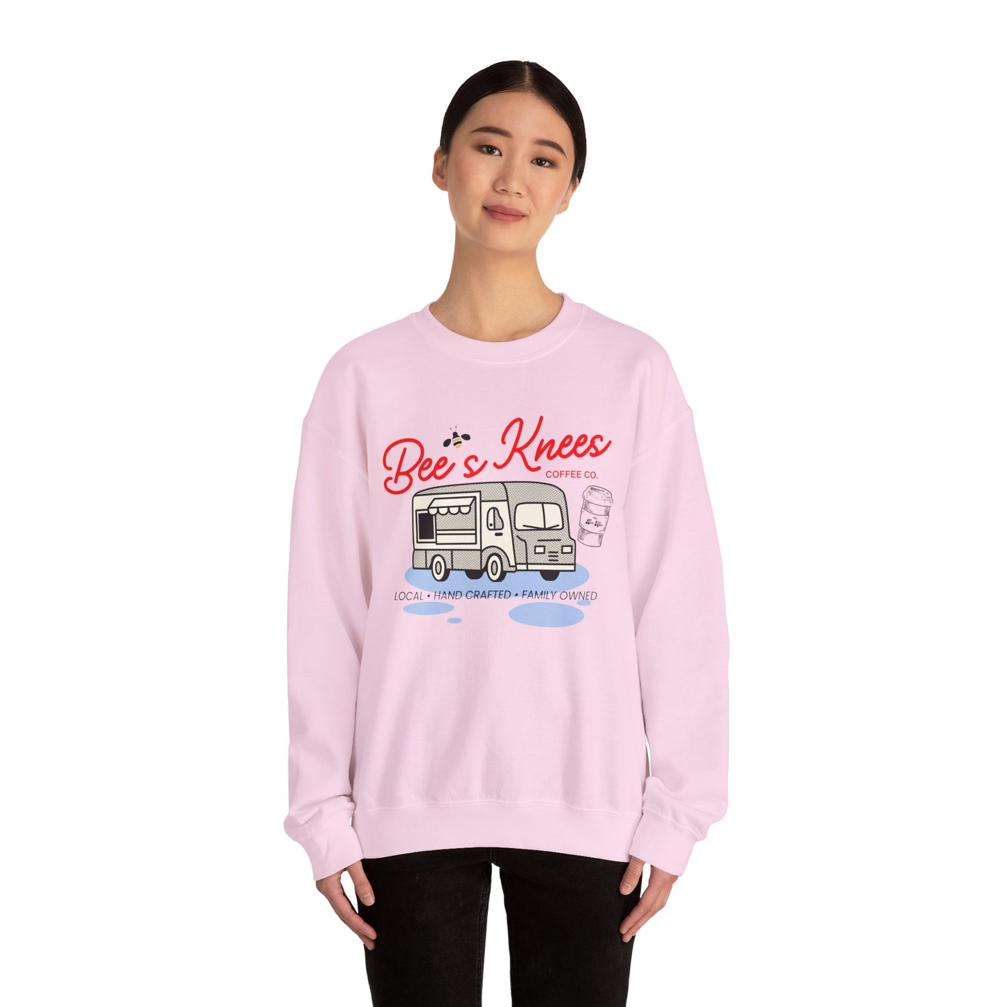Bee's Knees Truck Unisex Heavy Blend™ Crewneck Sweatshirt