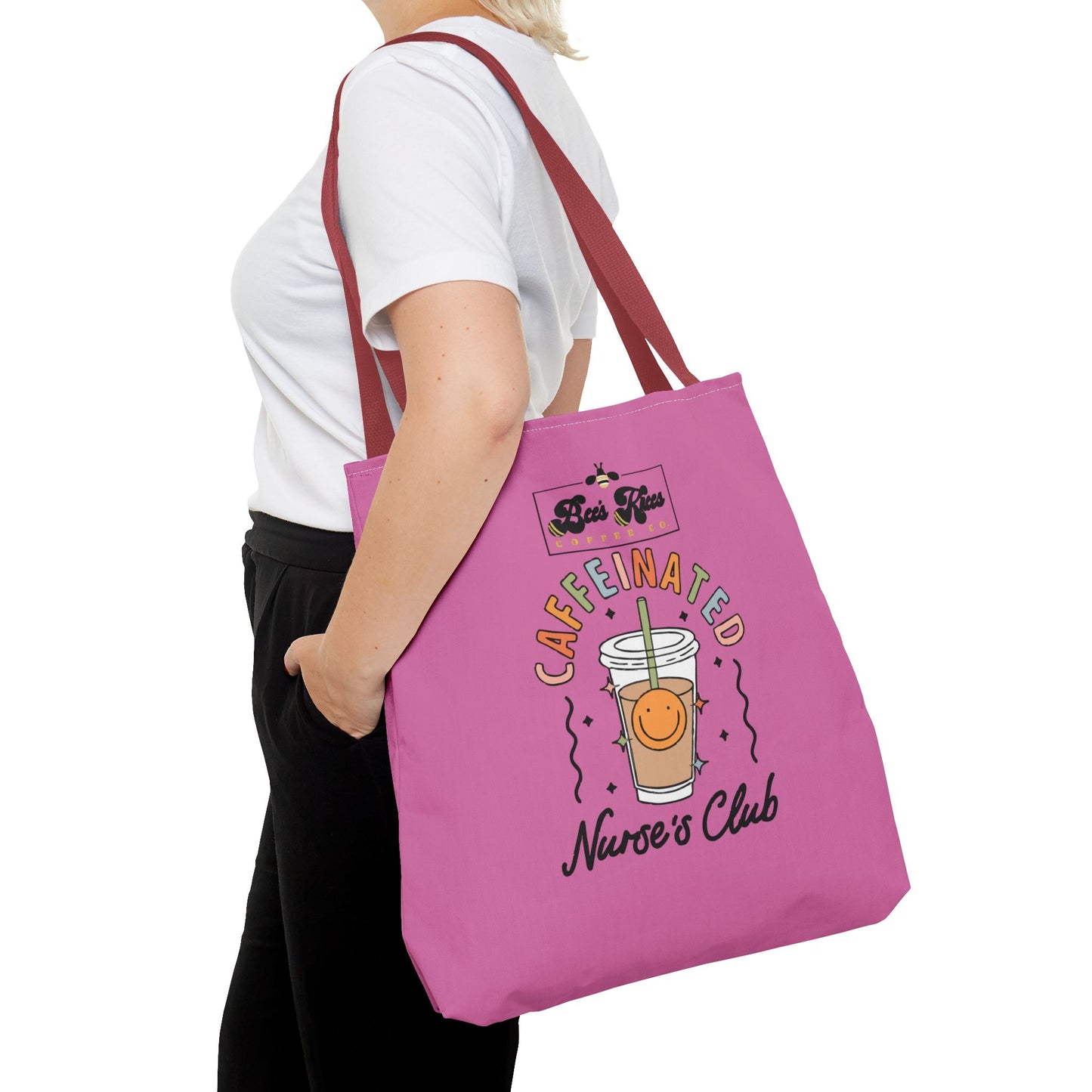 Caffeinated Nurse Club/Bee's Knees Tote Bag (AOP)
