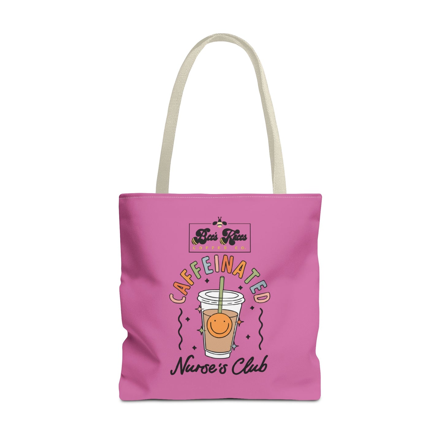 Caffeinated Nurse Club/Bee's Knees Tote Bag (AOP)