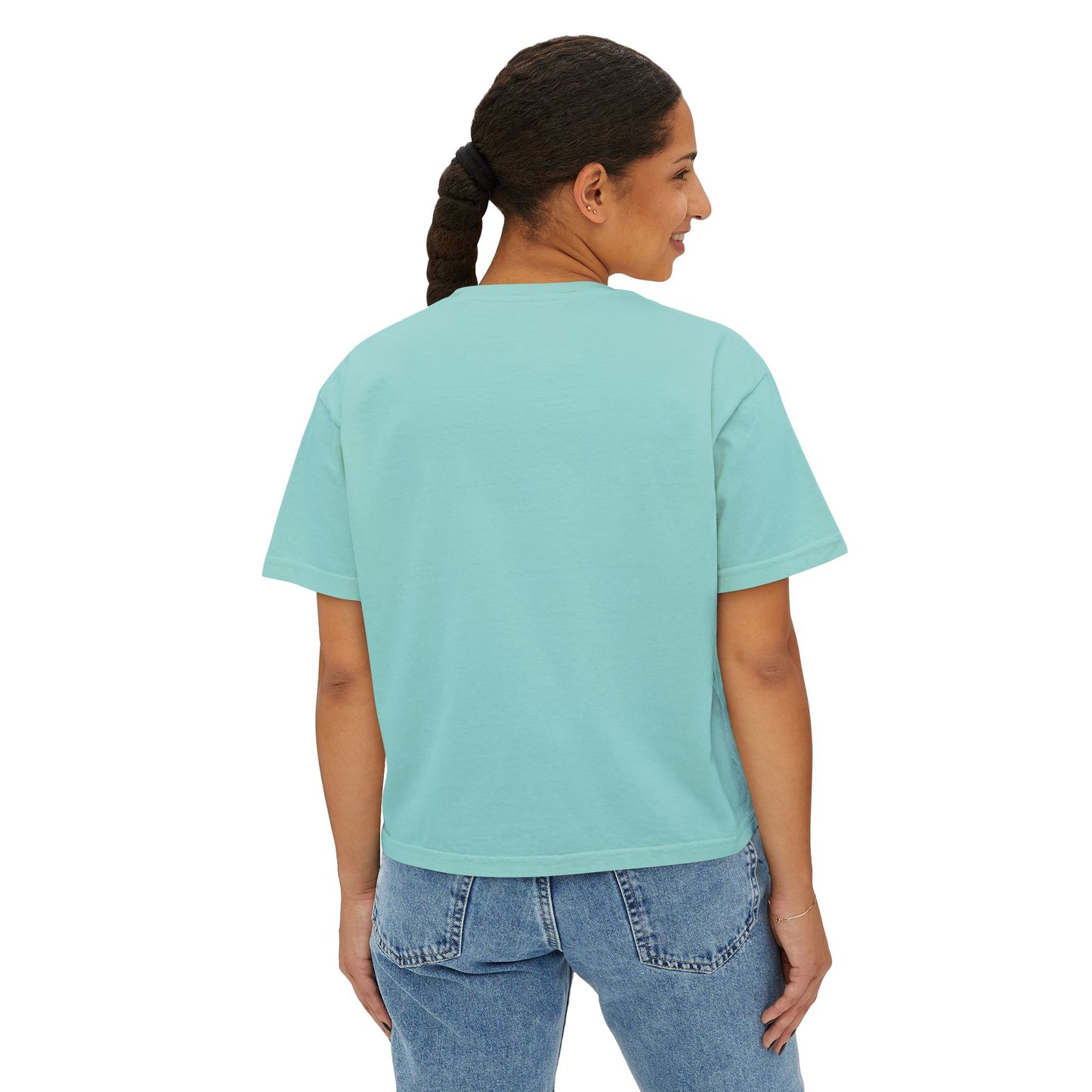 I Love Bees Knees Coffee Co. Women's Boxy Tee - Cute Casual Top for Coffee Lovers