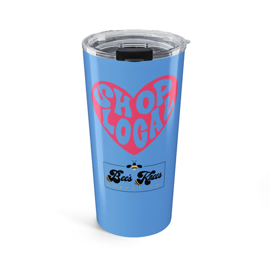 Blue Shop Local/ Bee's Knees Tumbler 20oz