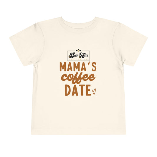 Mama's Bee's Knees Coffee Date Toddler Short Sleeve Tee