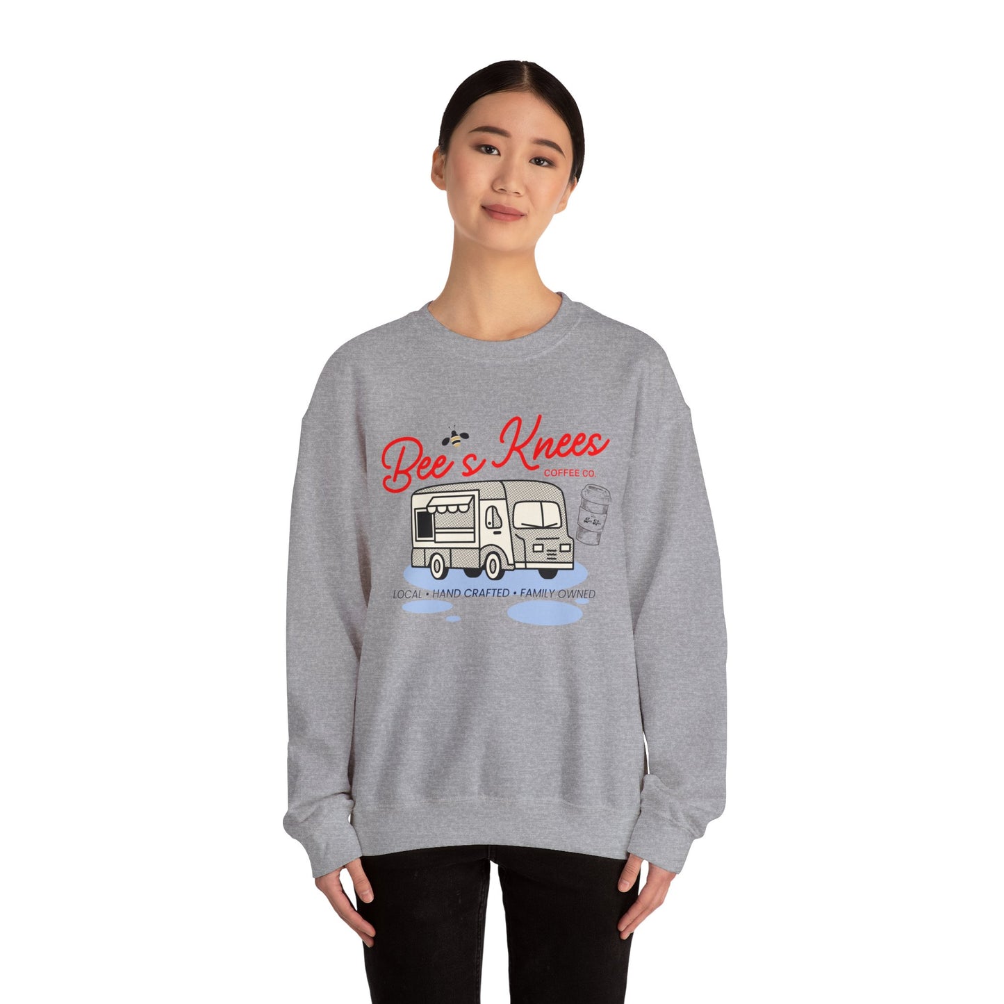 Bee's Knees Truck Unisex Heavy Blend™ Crewneck Sweatshirt