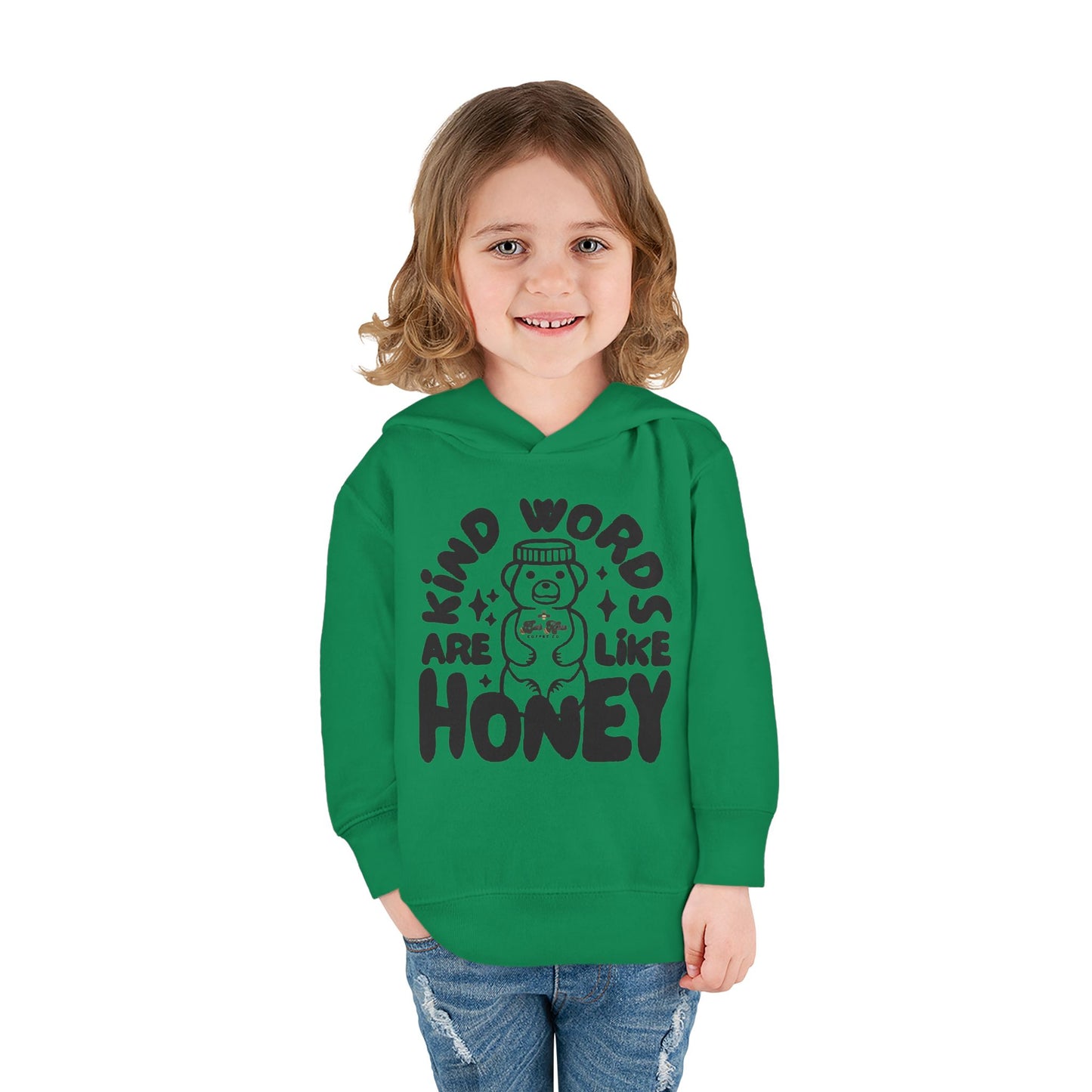 Kind Words/Bee's Knees Toddler Pullover Fleece Hoodie