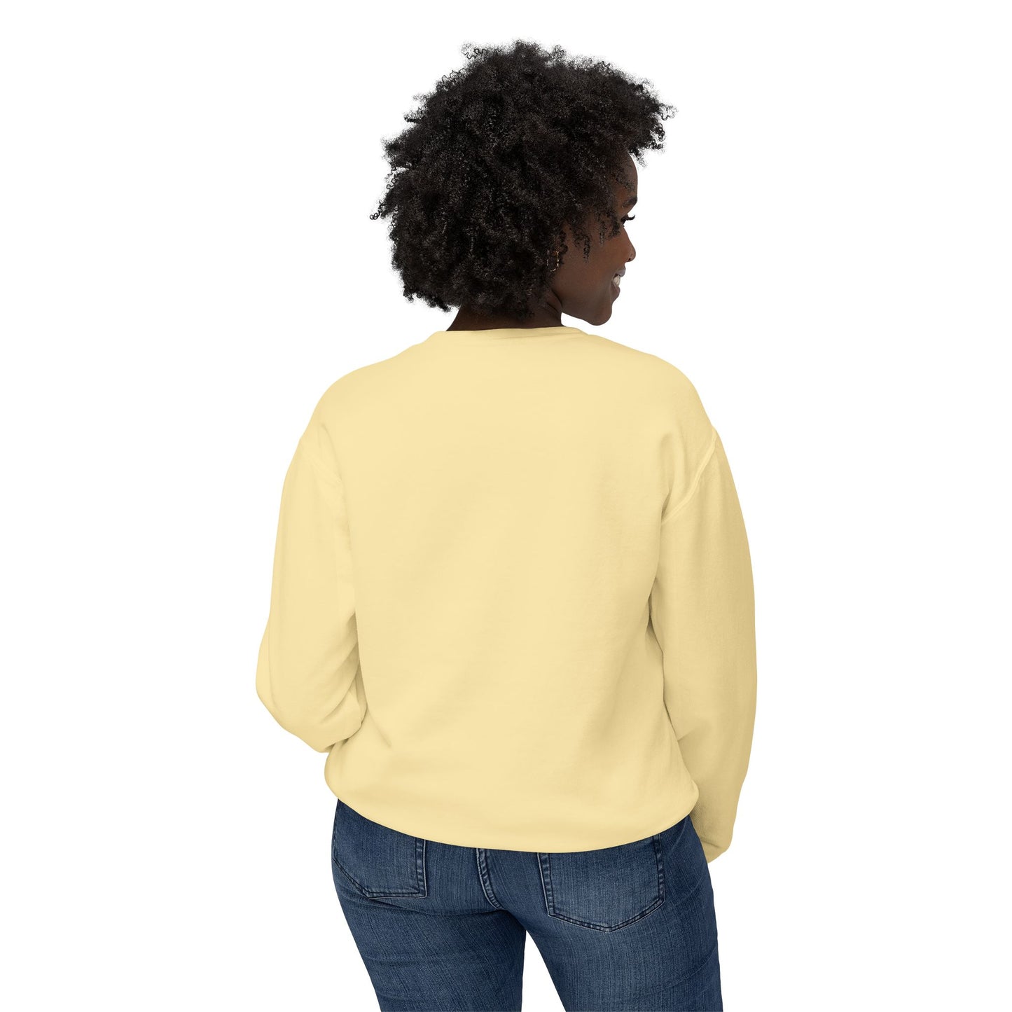 Bee's Knees Coffee, Teach, Repeat Unisex Lightweight Crewneck Sweatshirt