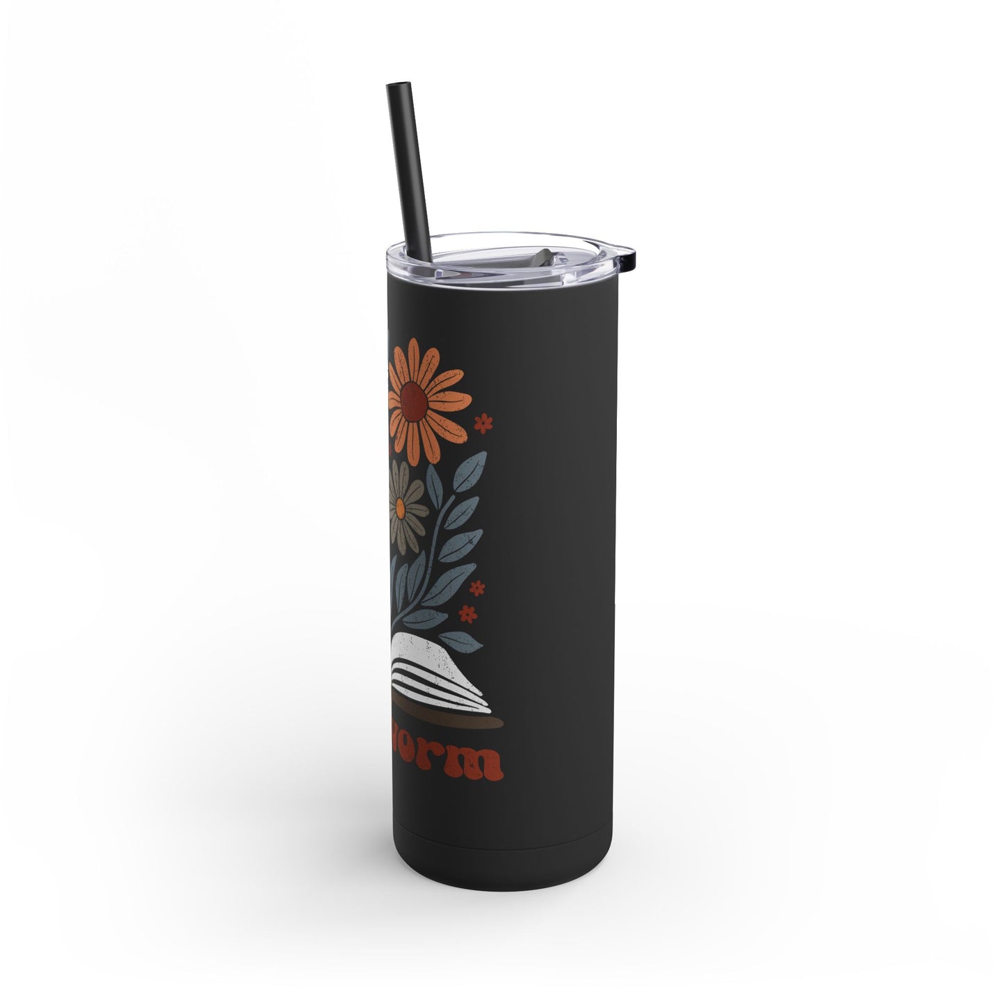 Bookworm Maars Maker Skinny Matte Tumbler, 20oz