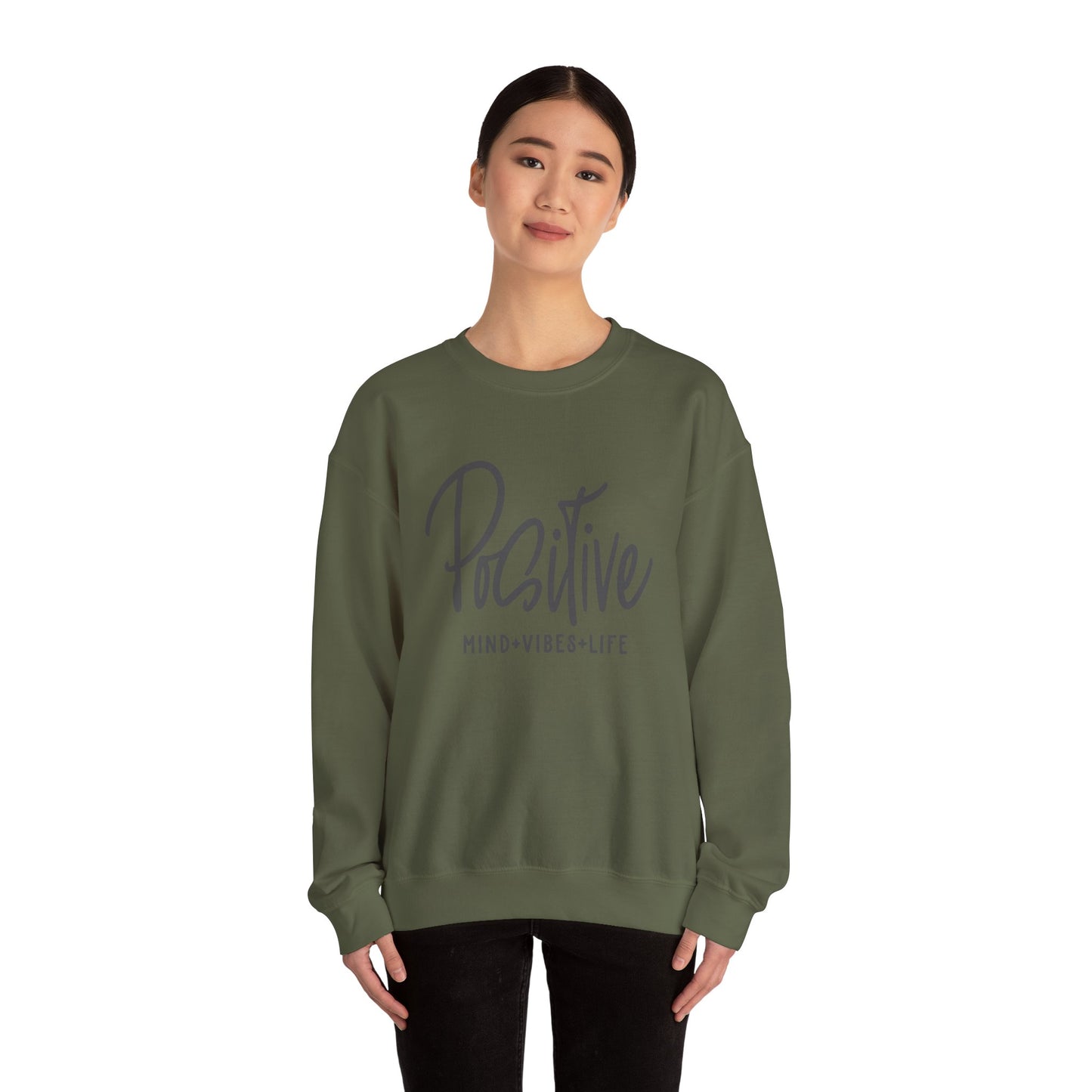 Positive Vibes Unisex Heavy Blend™ Crewneck Sweatshirt
