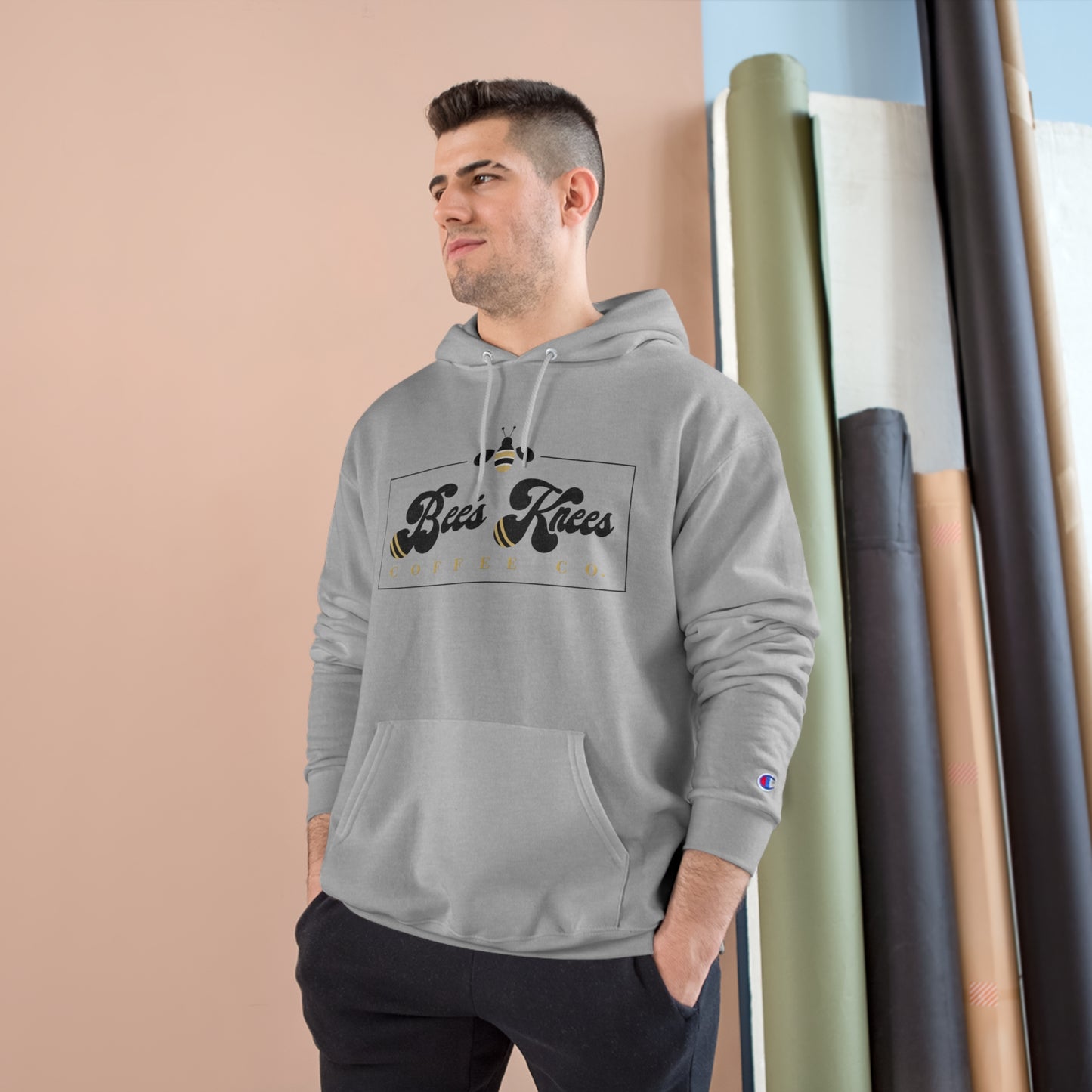 Big Bee's Knees Logo Champion Hoodie