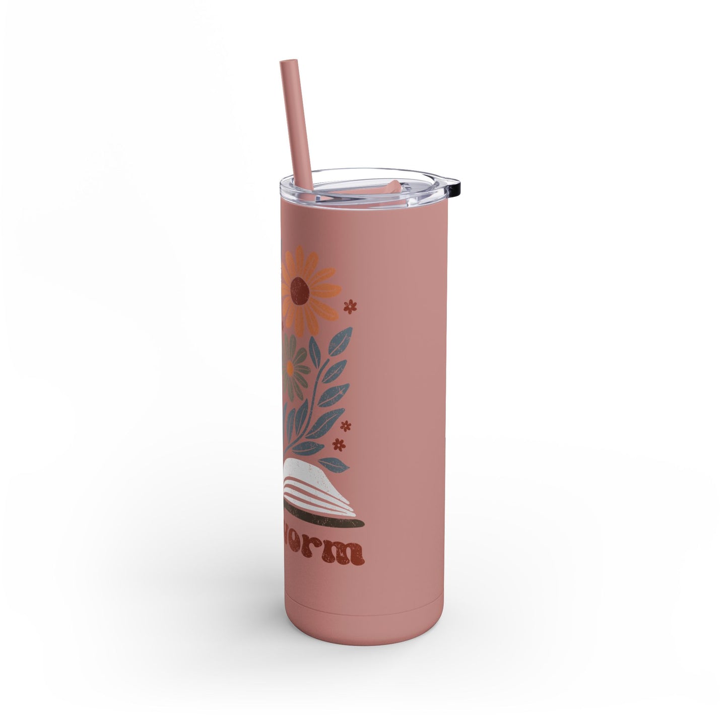 Bookworm Maars Maker Skinny Matte Tumbler, 20oz