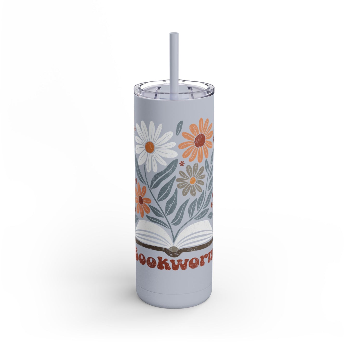 Bookworm Maars Maker Skinny Matte Tumbler, 20oz